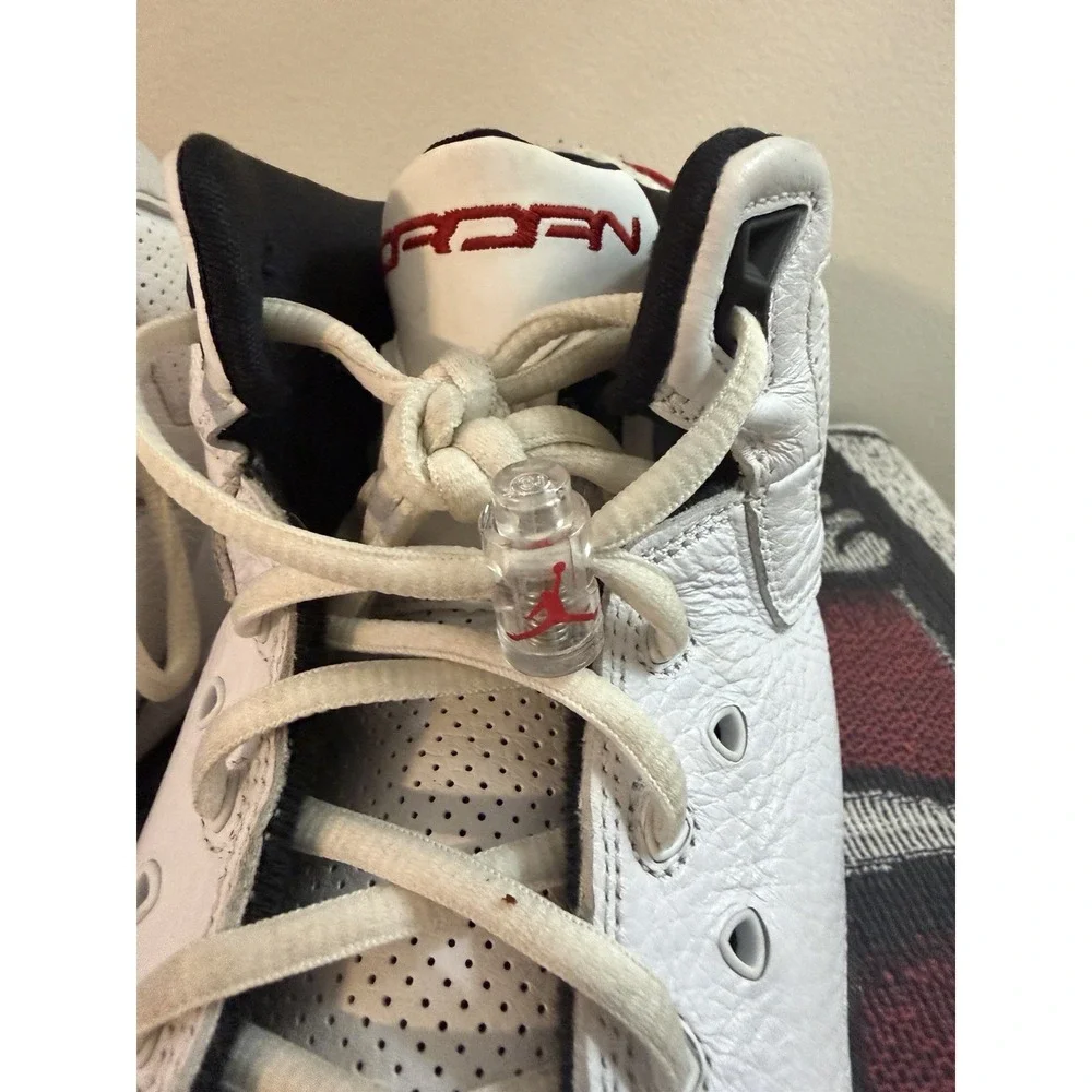 Nike Air Jordan B'Loyal Mens Size 14 White Black Red Basketball Shoes Sneakers